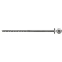 fischer Holzbauschraube PowerFast 6,0x80 Tellerkopf TX 200 Stück, mit Teilgewinde, Edelstahl A2