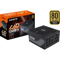 GIGABYTE GP-UD1300GM PG5 1300W, PC-Netzteil schwarz, 1x 12VHPWR, 8x PCIe, Kabel-Management, 1300 Watt