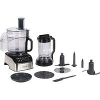 Kenwood Kompakt-Küchenmaschine MultiPro OneTouch silber/schwarz, 1.000 Watt, integrierte Waage, Mixaufsatz