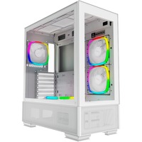 Montech SKY TWO , Tower-Gehäuse weiß, Tempered Glass x 2