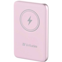 Verbatim Wireless Powerbank Charge 'n' Go 10.000mAh rosa, Qi, PD 3.0, Quick Charge 3.0