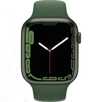 Apple Watch Series 7 Generalüberholt, Smartwatch grün/grün, 45 mm, Sportarmband, Aluminium-Gehäuse