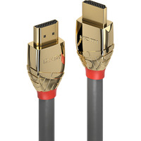 Lindy High Speed HDMI Kabel, Gold Line grau, 7,5 Meter