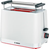 Bosch Home Kompakt-Toaster MyMoment TAT3M121 weiß, 950 Watt, für 2 Scheiben Toast