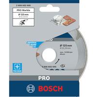 Bosch PRO Marble Diamanttrennscheibe, Ø 125mm Bohrung 22,23mm