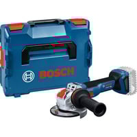 Bosch X-LOCK Akku-Winkelschleifer GWX 18V-11 S Professional solo, 18Volt blau/schwarz, ohne Akku und Ladegerät, Ø 125mm, in L-BOXX