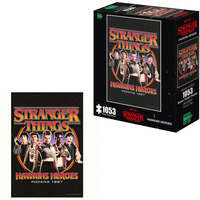 EPOCH Games Stranger Things Hawkins Heroes, Puzzle 1000 Teile