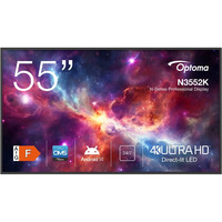 Optoma N3552K, Public Display schwarz, UltraHD/4K, HDMI, USB-C