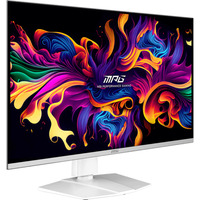 MSI MPG 321URXWDE QD-OLED, Gaming-Monitor 80 cm (31.5 Zoll), weiß, UltraHD/4K, QD-OLED, Adaptive-Sync, USB-C, 240Hz Panel