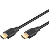 goobay Ultra96 HDMI Kabel schwarz/gold, 2,0m