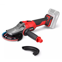 EINHELL Professional Akku-Winkelschleifer TP-AG 18/125 F Li BL - Solo, 18Volt rot/schwarz, ohne Akku und Ladegerät