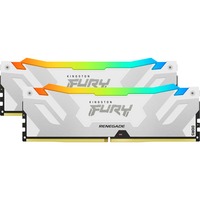 Kingston FURY DIMM 64 GB DDR5-6400 (2x 32 GB) Dual-Kit, Arbeitsspeicher weiß, KF564C32RWAK2-64, Renegade RGB XMP, INTEL XMP