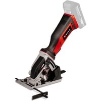 EINHELL Akku-Mini-Handkreissäge TE-CS 18/89 Li-Solo, 18Volt rot/schwarz, ohne Akku und Ladegerät