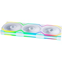 Lian Li UNI FAN SL120 Wireless 3er-Pack inkl. Controller, Gehäuselüfter weiß, 124.5 mm