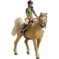 Schleich Horse Club Sarah & Mystery, Spielfigur braun