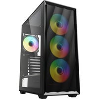 Sharkoon VK4 ARGB, Tower-Gehäuse schwarz, Tempered Glass