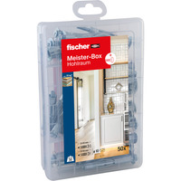 fischer Meister-Box Hohlraum-Metalldübel  silber, 50-teilig, mit Schraube