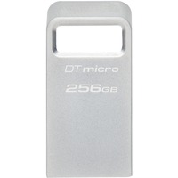 Kingston DataTraveler Micro 256 GB, USB-Stick silber, USB-A 3.2 Gen 1