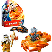 LEGO 71873 Ninjago Cole vs. Böser Cole Spinner-Angriff, Konstruktionsspielzeug 
