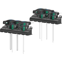 Wera 454/10 HF Set Imperial 1 Quergriff-Schraubendreher + Rack schwarz/grün, 10-teilig, mit Haltefunktion