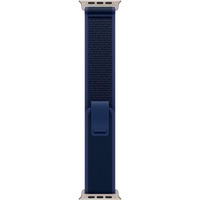 Apple 49 mm Trail Loop, Uhrenarmband blau/titan, Größe S/M