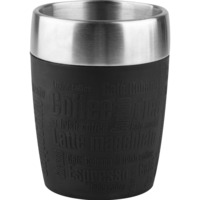 Emsa TRAVEL CUP Thermobecher schwarz/edelstahl, 0,2 Liter