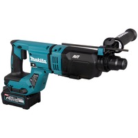 Makita Akku-Kombihammer HR007GM201 XGT, 40Volt, Bohrhammer blau/schwarz, 2x Li-Ion Akku 4,0Ah