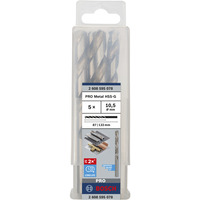 Bosch PRO Metal HSS-G Spiralbohrer, Ø 10,5mm 5 Stück, Arbeitslänge 87mm