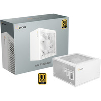 Ocypus Iota P1000 White, PC-Netzteil weiß, 1x 12-Pin High Power GPU, 3x PCIe, Kabelmanagement, 1000 Watt