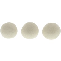 Scanpart Trocknerbälle Schafwolle, Ball weiß, 3 Stück