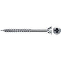 fischer Spanplattenschraube ClassicFast II 5,0x60 Senkkopf PZ 200 Stück, mit Teilgewinde