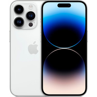 Apple iPhone 14 Pro 128GB Generalüberholt, Handy Silber, nur eSIM