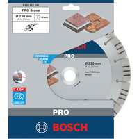 Bosch PRO Stone Diamanttrennscheibe, Ø 230mm Bohrung 22,23mm