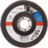 Bosch PRO X571 Fächerschleifscheibe, Ø 125mm, K80 Bohrung 22,23mm, abgewinkelt