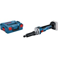 Bosch Professional Akku-Geradschleifer GGS 18V-10 SLC Professional, 18Volt blau/schwarz, ohne Akku und Ladegerät, in L-BOXX
