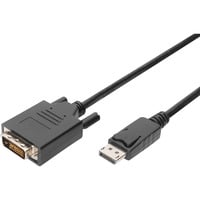 Digitus Adapterkabel DisplayPort > DVI-D schwarz, 1 Meter