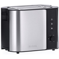 Severin Automatik-Toaster AT 2589 edelstahl/schwarz, 800 Watt, für 2 Scheiben Toast
