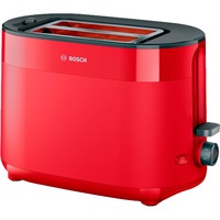 Bosch Home Kompakt-Toaster MyMoment TAT2M124 rot, 950 Watt, für 2 Scheiben Toast