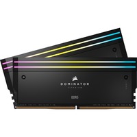 Corsair DIMM 48 GB DDR5-6000 (2x 24 GB) Dual-Kit, Arbeitsspeicher schwarz, CMP48GX5M2B6000C30, Dominator Titanium, INTEL XMP