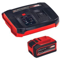 EINHELL PXC-PLUS Starter-Set, 18V 4-6Ah & 6A Boostcharger schwarz/rot, inkl. Akku Power-X-Change Plus 18V 4-6Ah