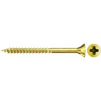 fischer Spanplattenschraube ClassicFast II 6,0x100 Senkkopf PZ 100 Stück, mit Teilgewinde