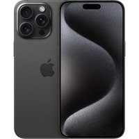 Apple iPhone 15 Pro Max 256GB Generalüberholt, Handy Titan Schwarz, iOS