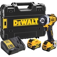 DEWALT Akku-Schlagschrauber DCF901P2, 12Volt gelb/schwarz, 2x Li-Ionen Akku 5,0Ah, in T STAK-Box II