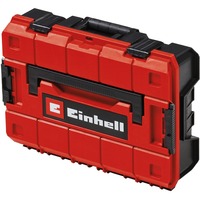 EINHELL Systemkoffer E-Case S-F foam, Werkzeugkiste schwarz/rot, mit 2 Schaumstoffeinlagen