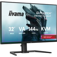 iiyama G-Master GB3261UHSCP-B1 Red Eagle, Gaming-Monitor 80 cm (31.5 Zoll), schwarz (matt), UltraHD/4K, VA, HDMI, DP, USB-C, USB-Hub, KVM, 144Hz Panel