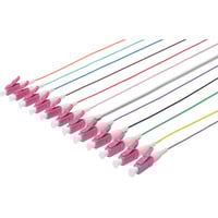 Digitus Durchgefärbte LC Simplex OM4 Pigtails, Kabel mehrfarbig, 12 Stück