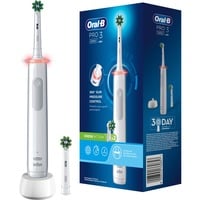 Braun Oral-B Pro 3 3000 CrossAction, Elektrische Zahnbürste weiß