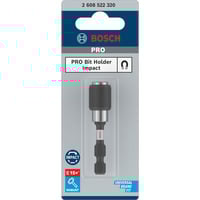 Bosch PRO Impact Control Schnellverschluss-Bithalter mit Magnet, 1/4", Adapter 