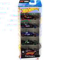 Hot Wheels Formel 1 Team 5er-Pack, Spielfahrzeug