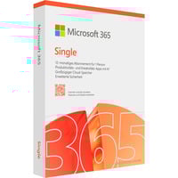 Microsoft Office M365 Single1 Person , Office-Software Deutsch, 1 Jahr für PC und MAC